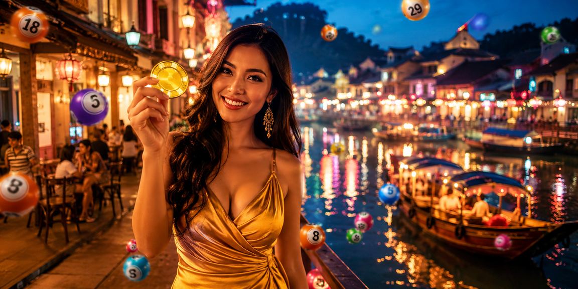 Mempamerkan laman utama 12go Loteri dengan promosi jackpot besar dan cabutan harian mudah